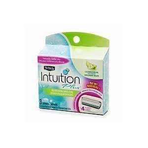 Schick Intuition Plus® 3 Refill Cartridges in Cucumber Melon