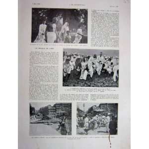  1930 French Print Gandhi And Indian Troubles
