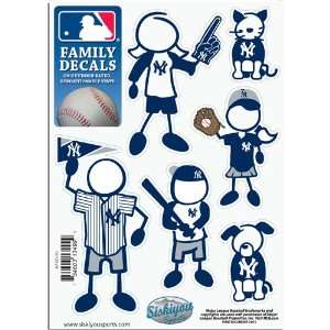  BSS   New York Yankees MLB Family Car Decal Set (Small 