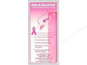 CM Designs Ruler 6 Pink Add A Quarter 635105600062  