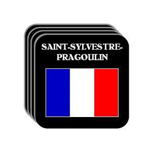 France   SAINT SYLVESTRE PRAGOULIN Set of 4 Mini Mousepad Coasters