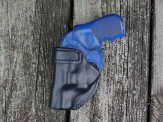 Ruger LCR inside waist band leather holster tuckable bk  
