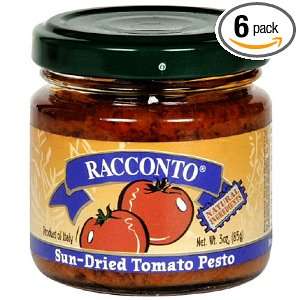 Racconto Pesto, Sun Dried Tomato, 3 Ounce Packages (Pack of 6)  