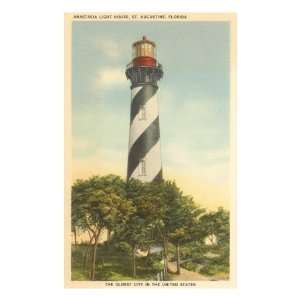 Anastasia Lighthouse, St. Augustine, Florida Premium Poster Print 