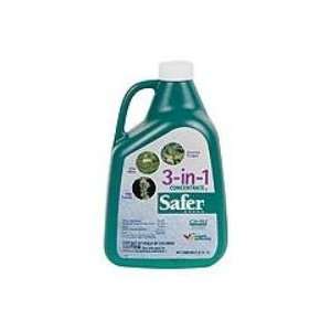  Safer 3 in 1 Garden Spray Concentrate, qt