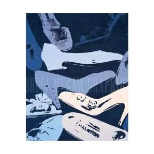  Andy Warhol 30W by 37.5H  Diamond Dust Shoes, 1980 1 