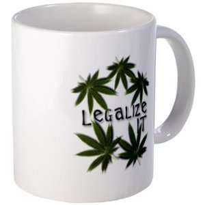  Creative Clam Legalize It 420 Marijuana Pot Leaf 11oz 
