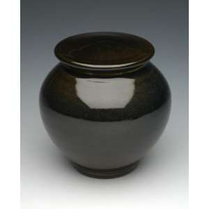  Ruby Black Ceramic Urn