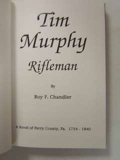 Roy Chandler Book Tim Murphy Rifleman Signed 1st Ed  