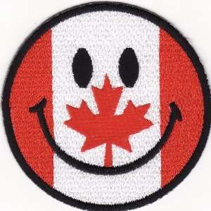   Face Canada Flag Embroidered Iron on Patch S37 Arts, Crafts & Sewing