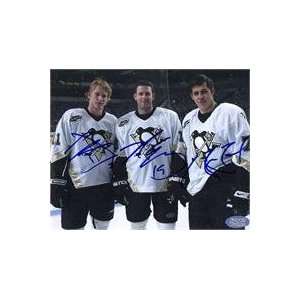  Evgeni Malkin, Jordan Staal, & Ryan Whitney autographed 