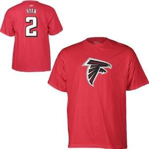  Matt Ryan Atlanta Falcons Red NFL Player T Shirt Sports 