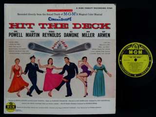 HIT THE DECK Debbie Reynolds/Jane Powell 1955 MGM LP NM  