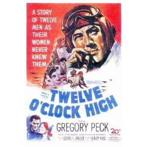  Twelve O Clock High (1949) 27 x 40 Movie Poster Style A 