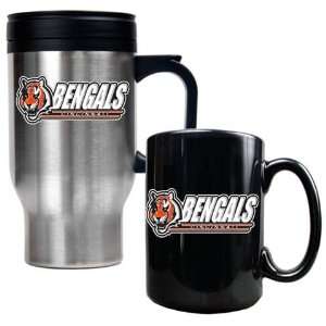  Cincinnati Bengals Coffee Cup & Travel Mug Gift Set 