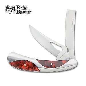 Ridge Runner Folding Knife Bloodshot Double  Sports 