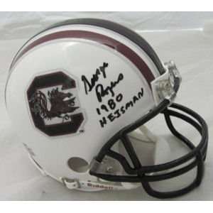 George Rodgers Autographed/Hand Signed South Carolina Mini Helmet with 