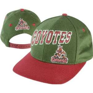  Phoenix Coyotes Green/Red Adjustable Hat Sports 