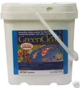 GREENCLEAN ALGAECIDE 8LB GREEN CLEAN WILL NOT HARM FISH  
