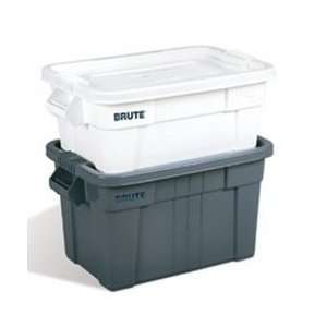  Gray 14 Gallon Rubbermaid® Brute® Tote with Lid 27 7/8 