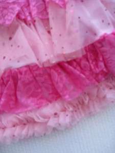 Fancy Nancy Pink Ooh La La Lace Ruffle Sequin Sparkle TuTu Party 