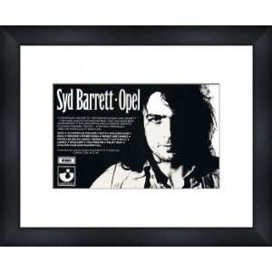  PINK FLOYD Syd Barrett   Opel   Custom Framed Original Ad 