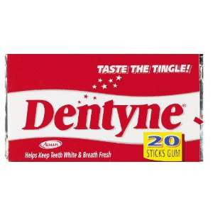 Dentyne Chewing Gum 20 Sticks   12 Pack  Grocery & Gourmet 
