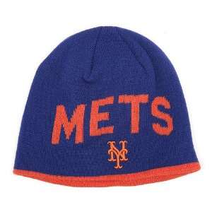   Mets Bunker Beanie Youth Knit Cap   Royal Youth