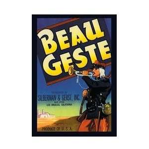  Beau Geste 12x18 Giclee on canvas