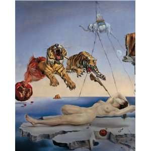Salvador Dali 22W by 28H  Sting Caused by the Flight of a Bee 