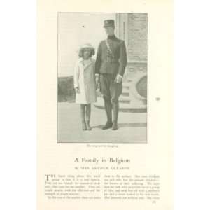  1916 King Albert Royal Family of Belgium 