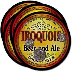  Iroquois, SD Beer & Ale Coasters   4pk 