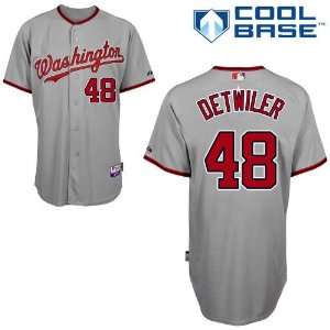 Ross Detwiler Washington Nationals Authentic Road Cool Base Jersey By 