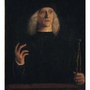  Gentile Bellini   24 x 26 inches   A Man with a Pai