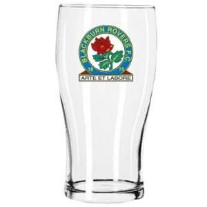  Blackburn Rovers Crest Pint Glass