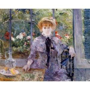   , painting name After Luncheon, by Morisot Berthe