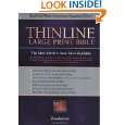 NASB Thinline Bible, Large Print by Zondervan ( Hardcover   Apr. 1 
