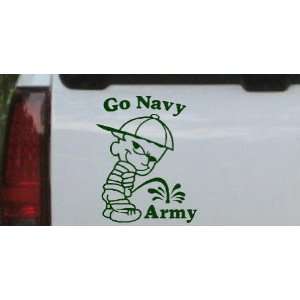  Go Navy Car Window Wall Laptop Decal Sticker    Dark Green 