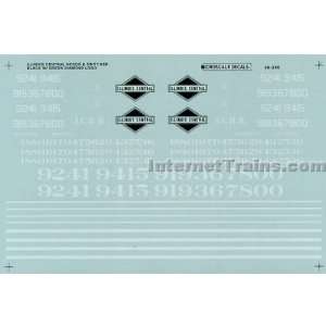  Microscale O Scale Hood Unit Diesels Decal Set   Illinois 