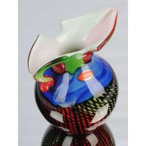 2009 Murano Colorful Design Vase Scuplture   Valentines Gift for Your 
