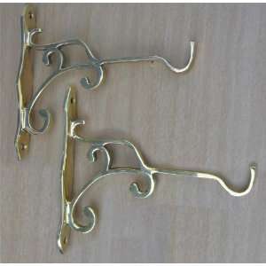  Plant Swag Wall Hooks Set of 2 Solid Brass Kitchen 