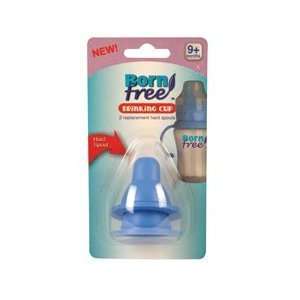  Born Free, Drinking Cup Spouts, Mixed Colors, 2.00 PK 