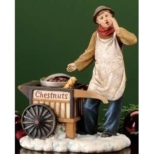  Pack of 2 Bristol Falls Christmas Chestnut Cart Figures 6 