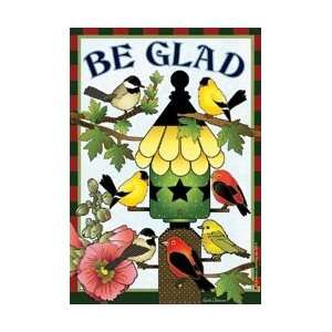  Jeremiah Junction Garden Flags Be Glad Birds; 2 Items 