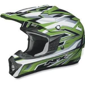  AFX FX 17 Helmet Multi Off Road Unisex Green/Silver X 