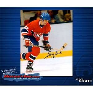  Steve Shutt Autographed/Hand Signed Montreal Canadiens 8 x 