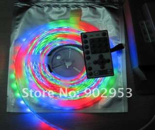 Dream color 5050 RGB 5M Flash SMD LED Strip 94 change + RF Remote 