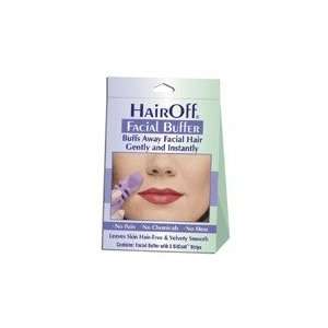  Hair Off, Hair Remover Facial Buffer, 3 Each Beauty