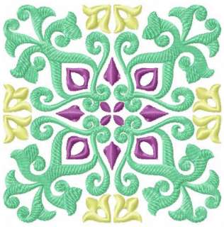 This auction is for 12 quilt motif designs for machine embroidery.