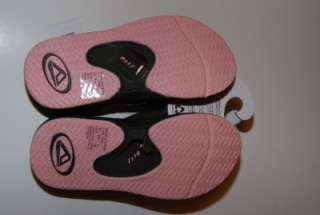Reef Sandals Flip Flops Women Girls Fanning Pink w/bottle opener SZ 6 